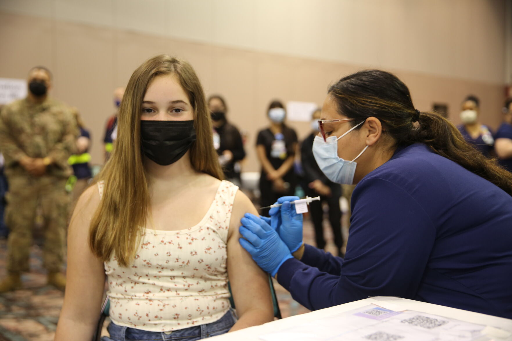 The final day of the Atlantic City Convention Center state run mega site for COVID-19 vaccinations Saturday, June 19, 2021.